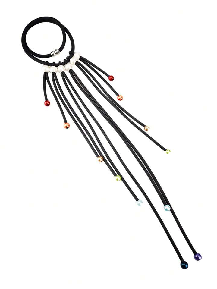 Collier à perlé arc-en-ciel