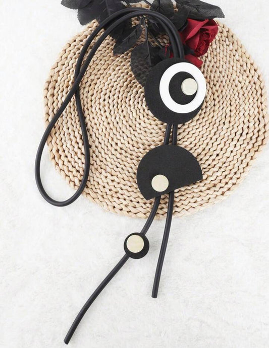 1 Pièce Collier De Mode Pour Femme De Forme Géométrique Ronde