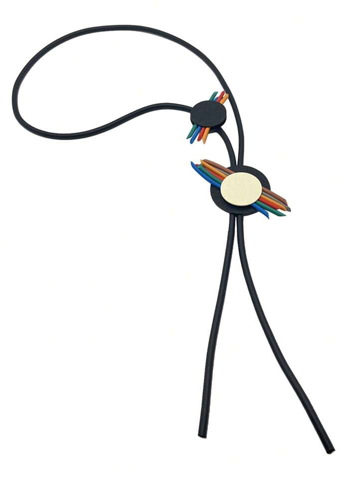 Collier unique arc-en-ciel