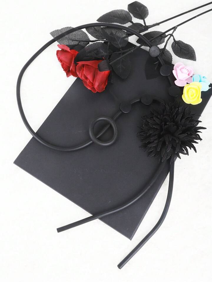 Collier unique noir