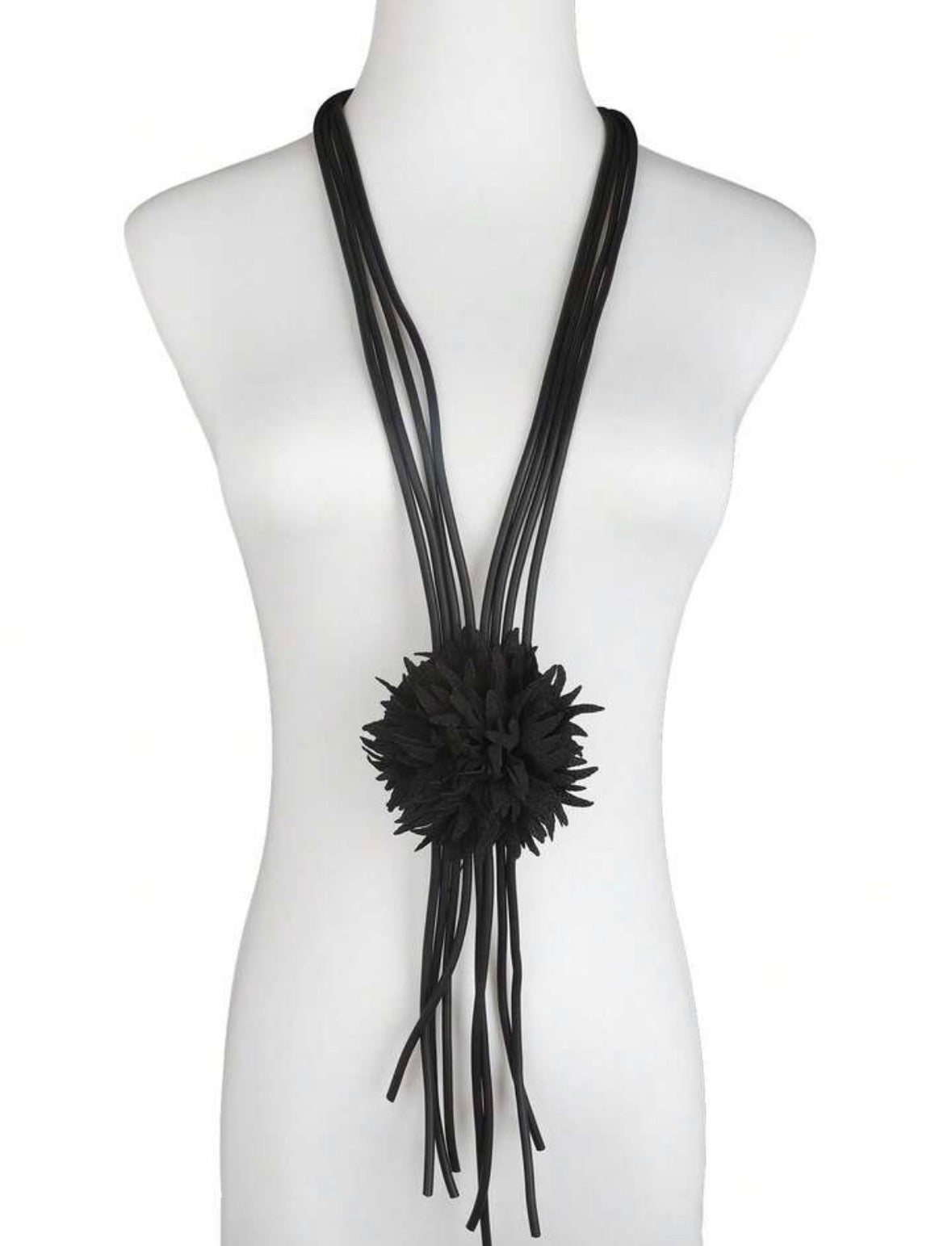 Collier unique noir