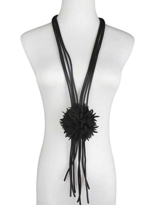 Collier unique noir