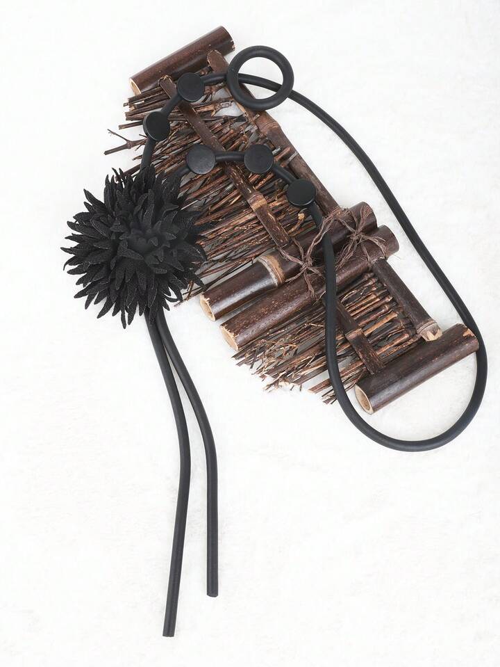 Collier unique noir