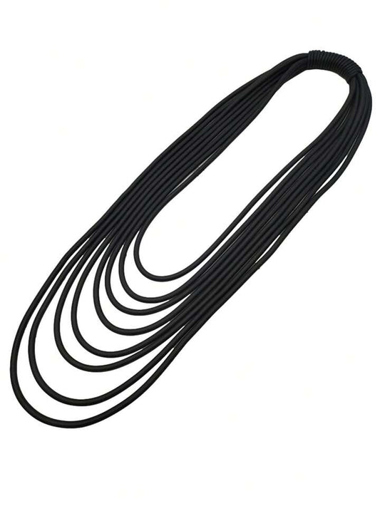 Collier ligné long