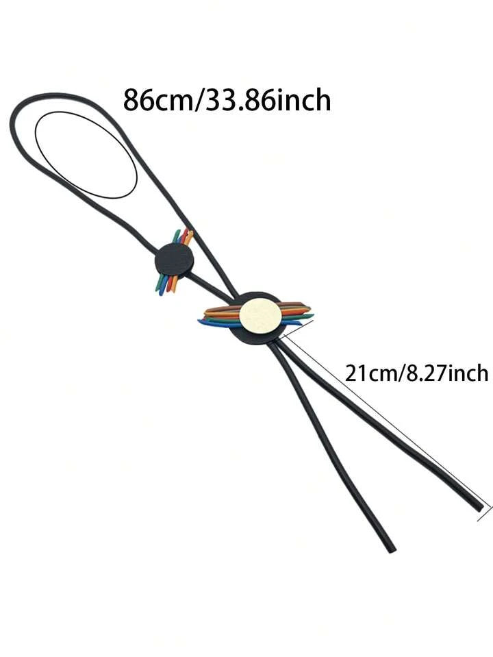 Collier unique arc-en-ciel