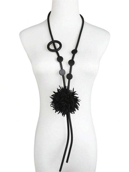 Collier unique noir