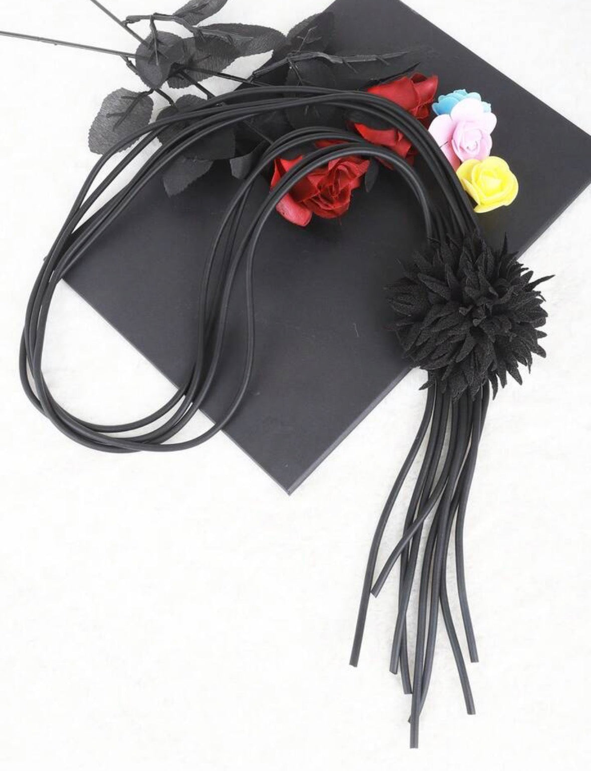 Collier unique noir