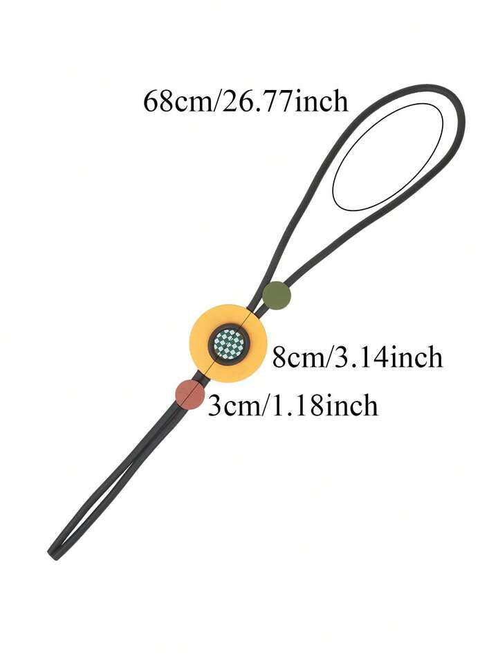 Collier unique à carreau
